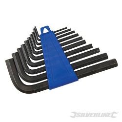 Alum Key Hex Key Set 2-10mm - 10 Piece